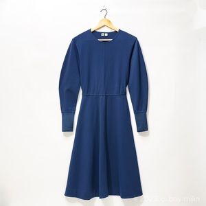 COPY - Uniqlo blue dress, lightly worn, cleaned and steamed, unique and modern